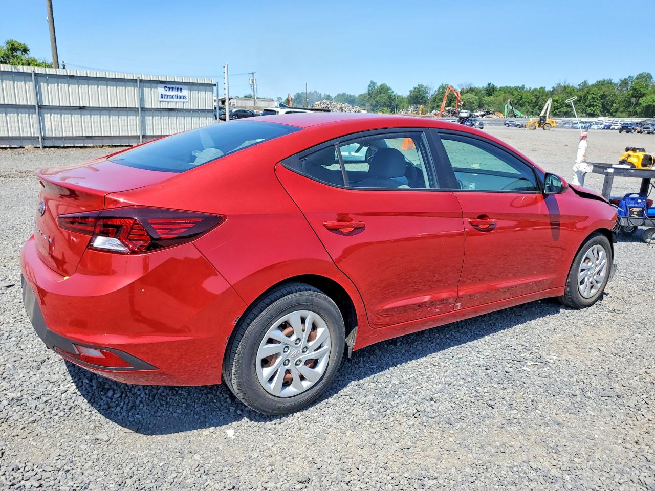 2019 Hyundai Elantra Se Maroon vin: 5NPD74LF1KH474047