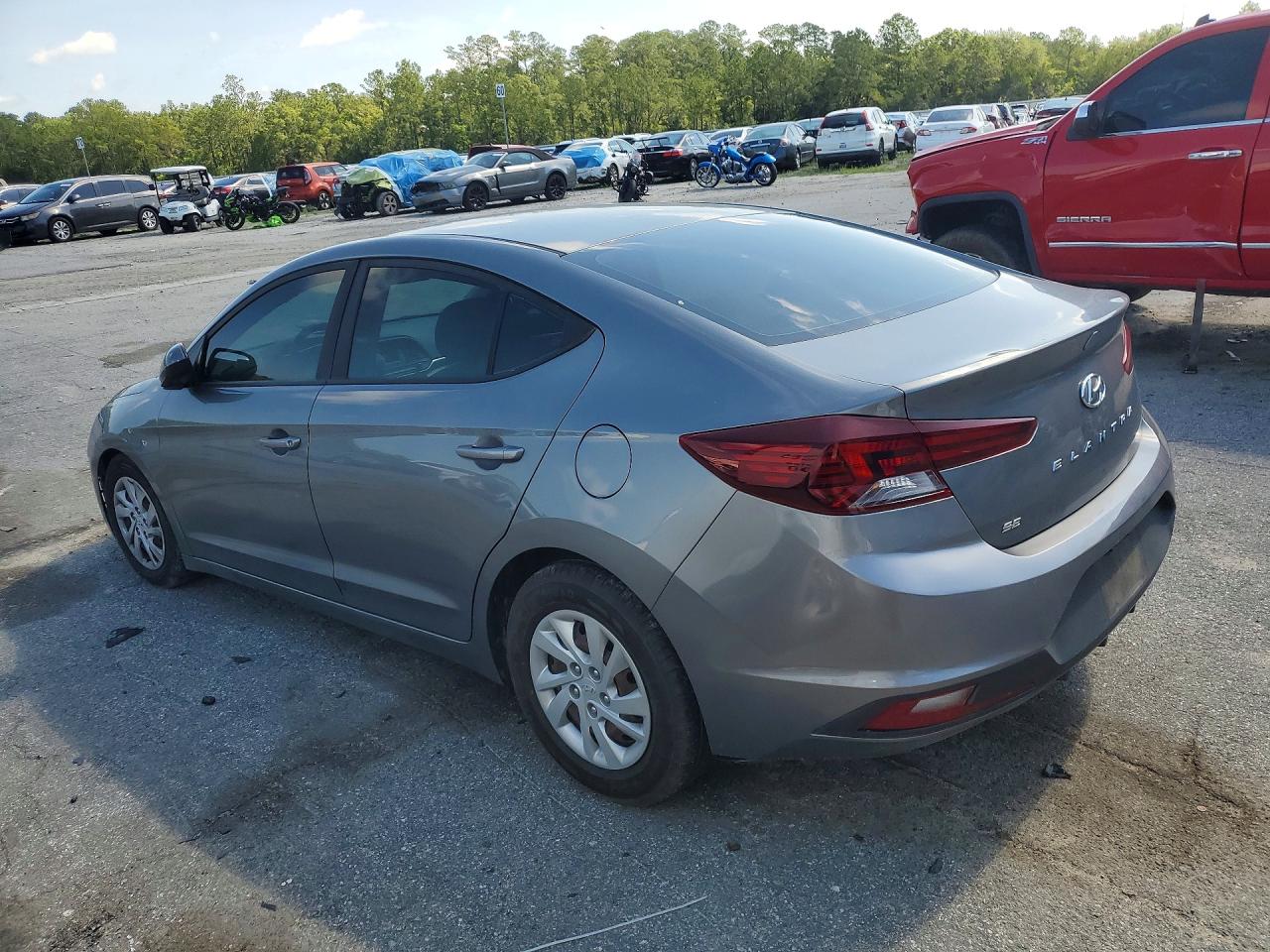 2019 Hyundai Elantra Se Gray vin: 5NPD74LF1KH497876