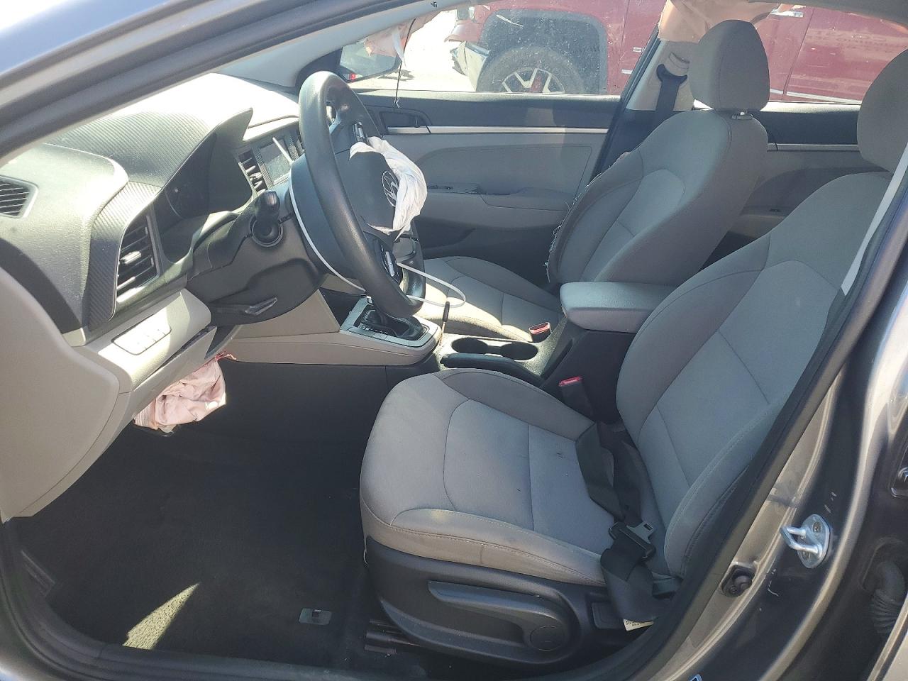 2019 Hyundai Elantra Se Gray vin: 5NPD74LF1KH497876