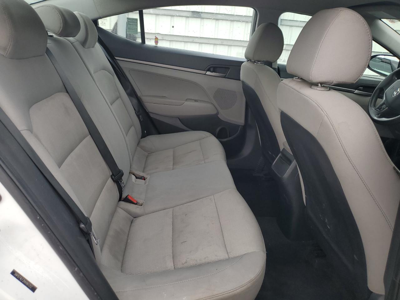2007 Hyundai Elantra White vin: 5NPD74LF2HH161212