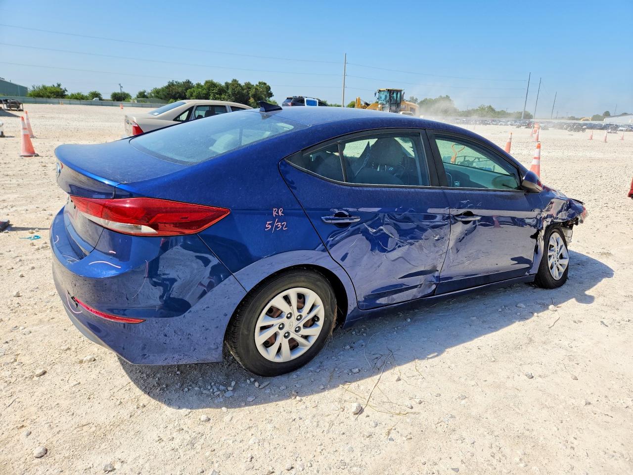 2017 Hyundai Elantra Se Blue vin: 5NPD74LF2HH180469
