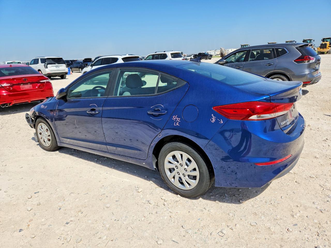 2017 Hyundai Elantra Se Blue vin: 5NPD74LF2HH180469