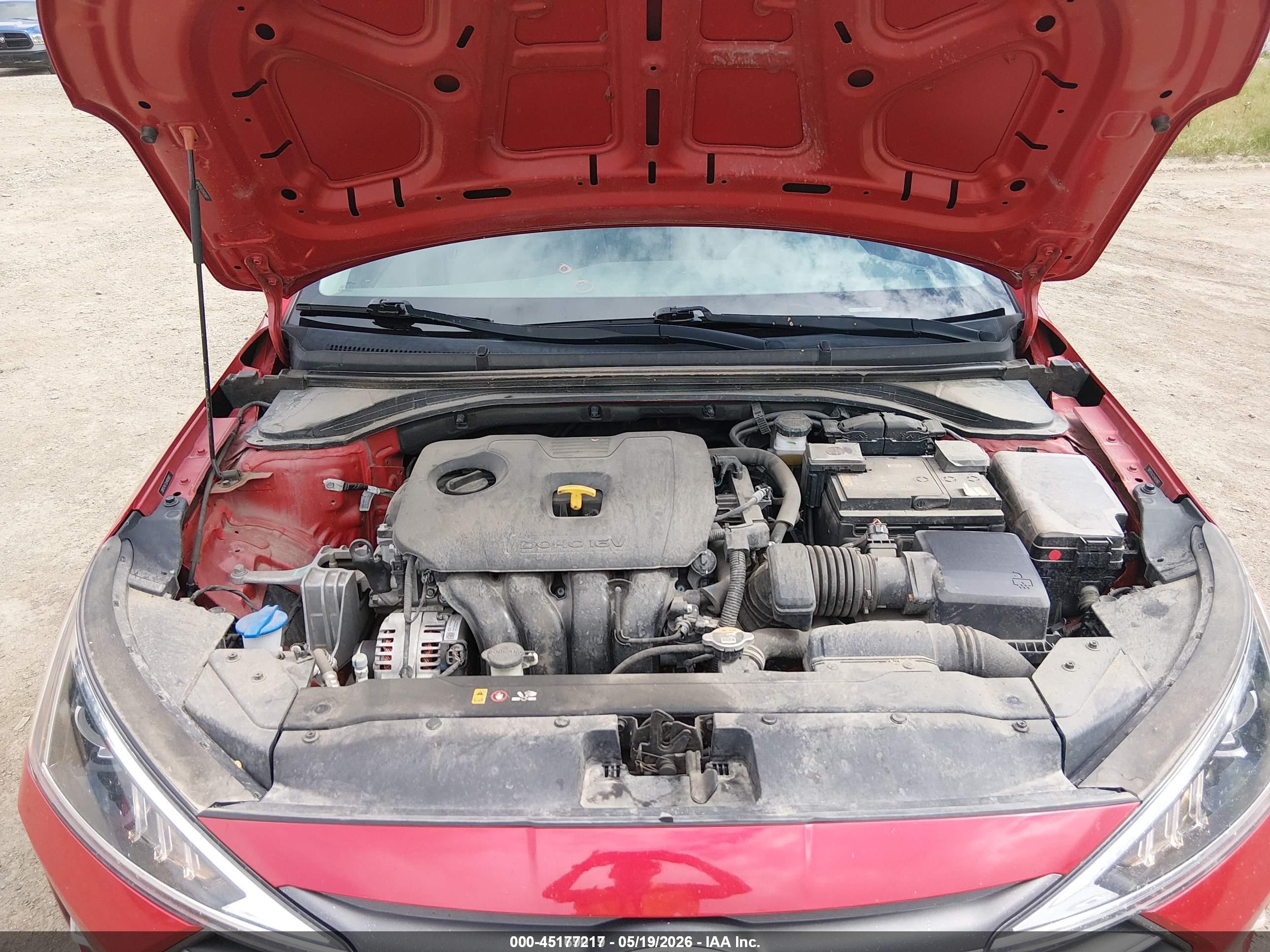 2020 Hyundai Elantra Se Red vin: 5NPD74LF2LH605987