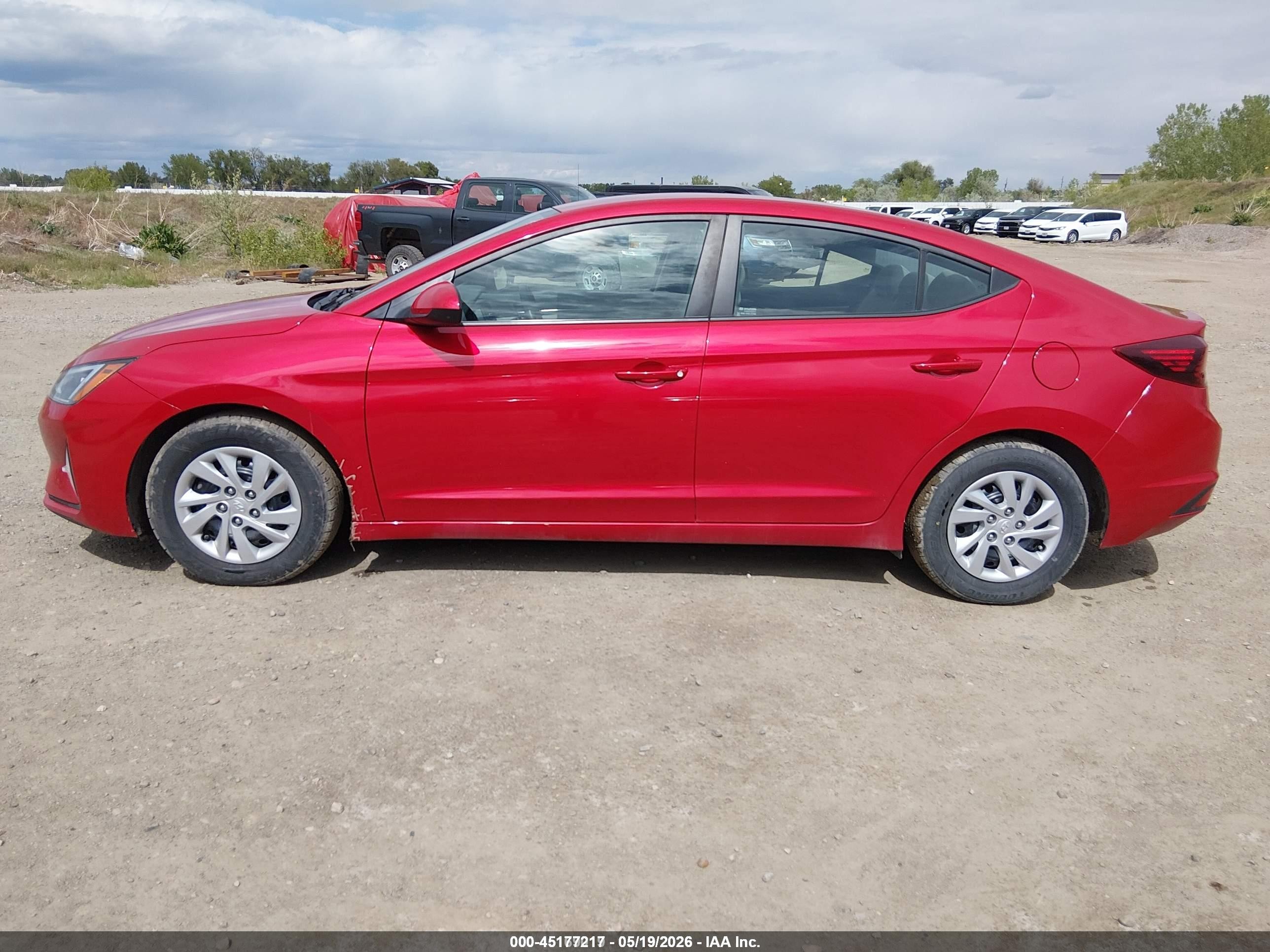 2020 Hyundai Elantra Se Red vin: 5NPD74LF2LH605987
