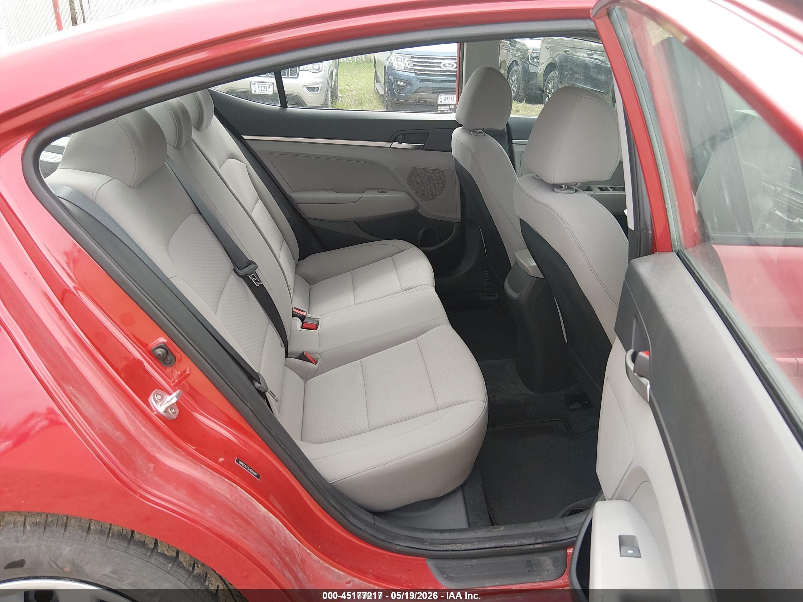 2020 Hyundai Elantra Se Red vin: 5NPD74LF2LH605987