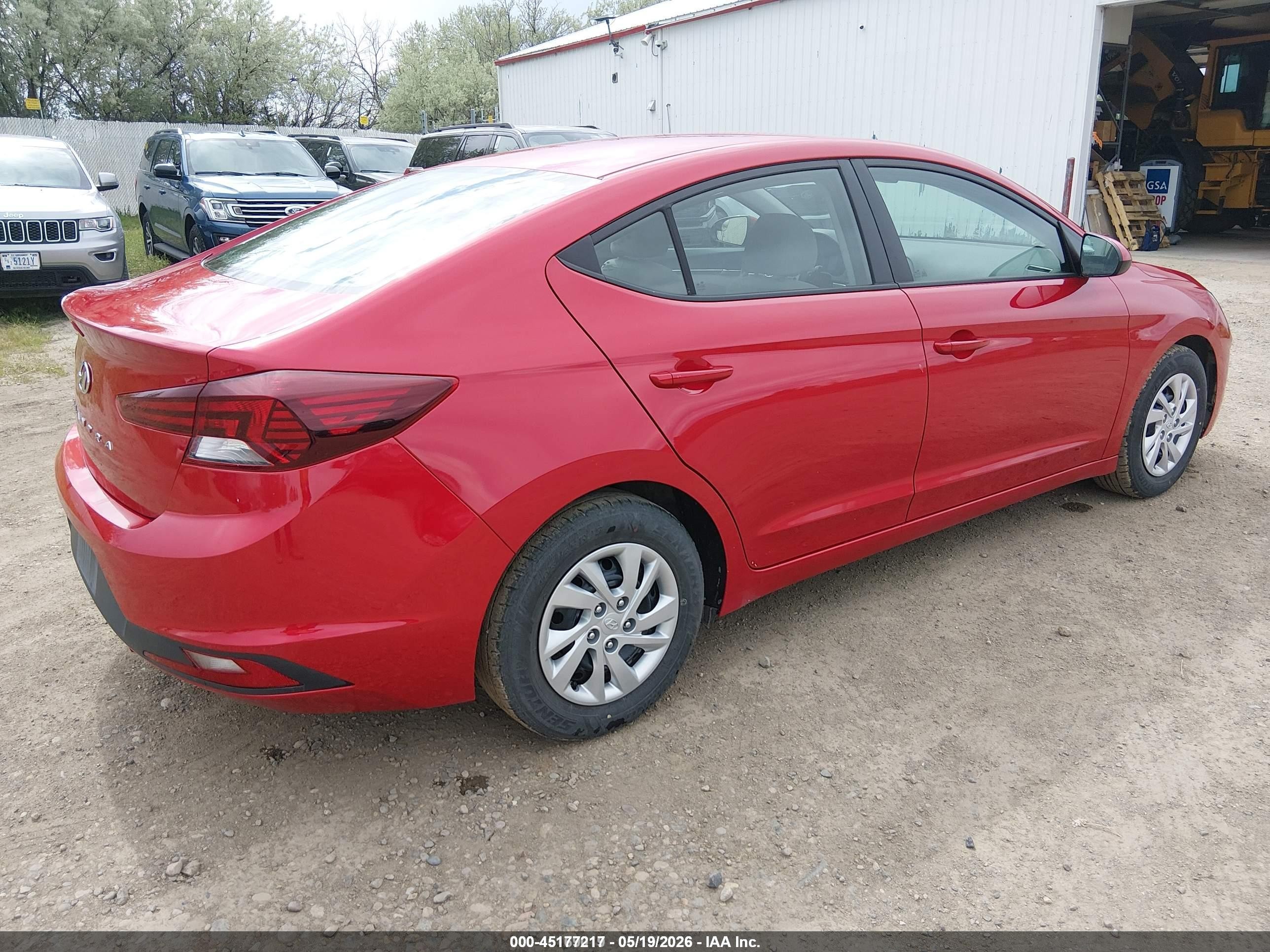 2020 Hyundai Elantra Se Red vin: 5NPD74LF2LH605987