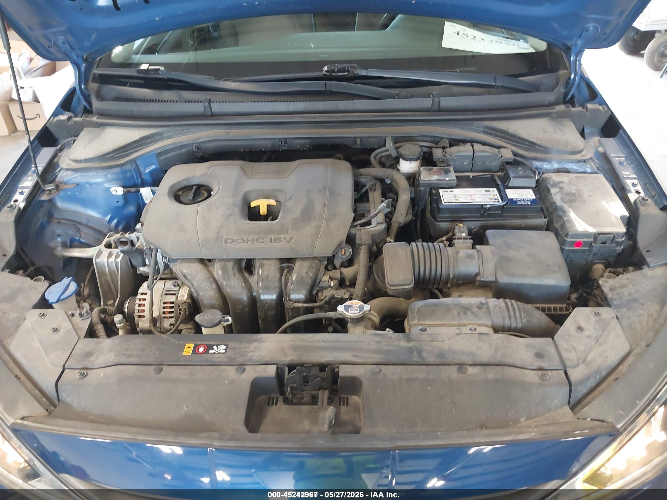 2020 Hyundai Elantra Se Blue vin: 5NPD74LF2LH610896
