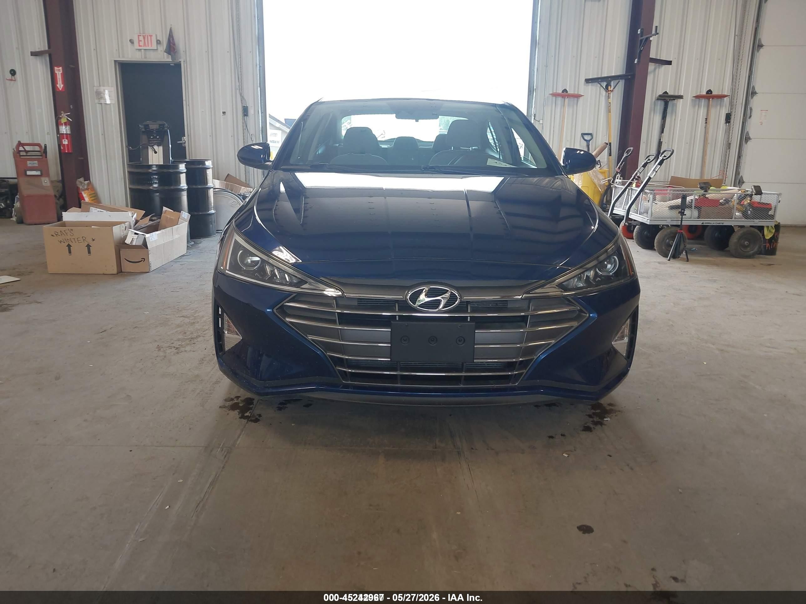 2020 Hyundai Elantra Se Blue vin: 5NPD74LF2LH610896