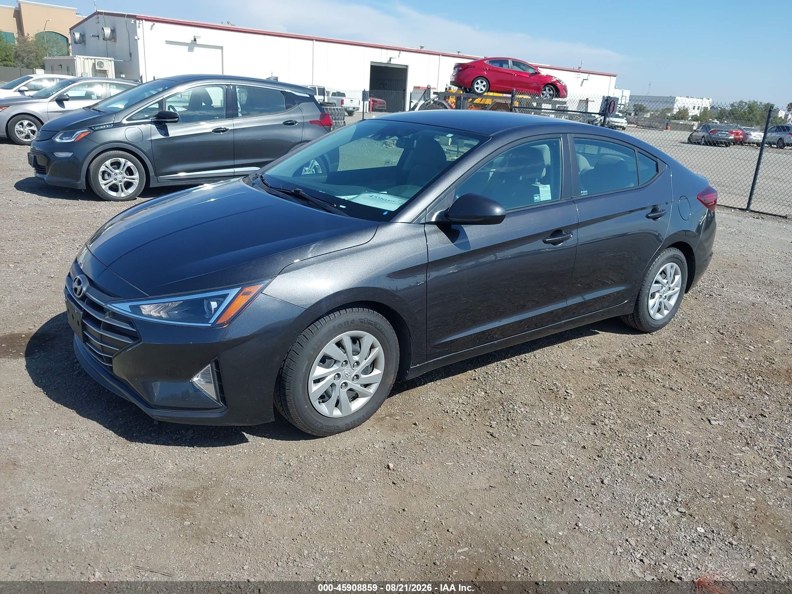 2020 Hyundai Elantra Se Серый vin: 5NPD74LF2LH612065
