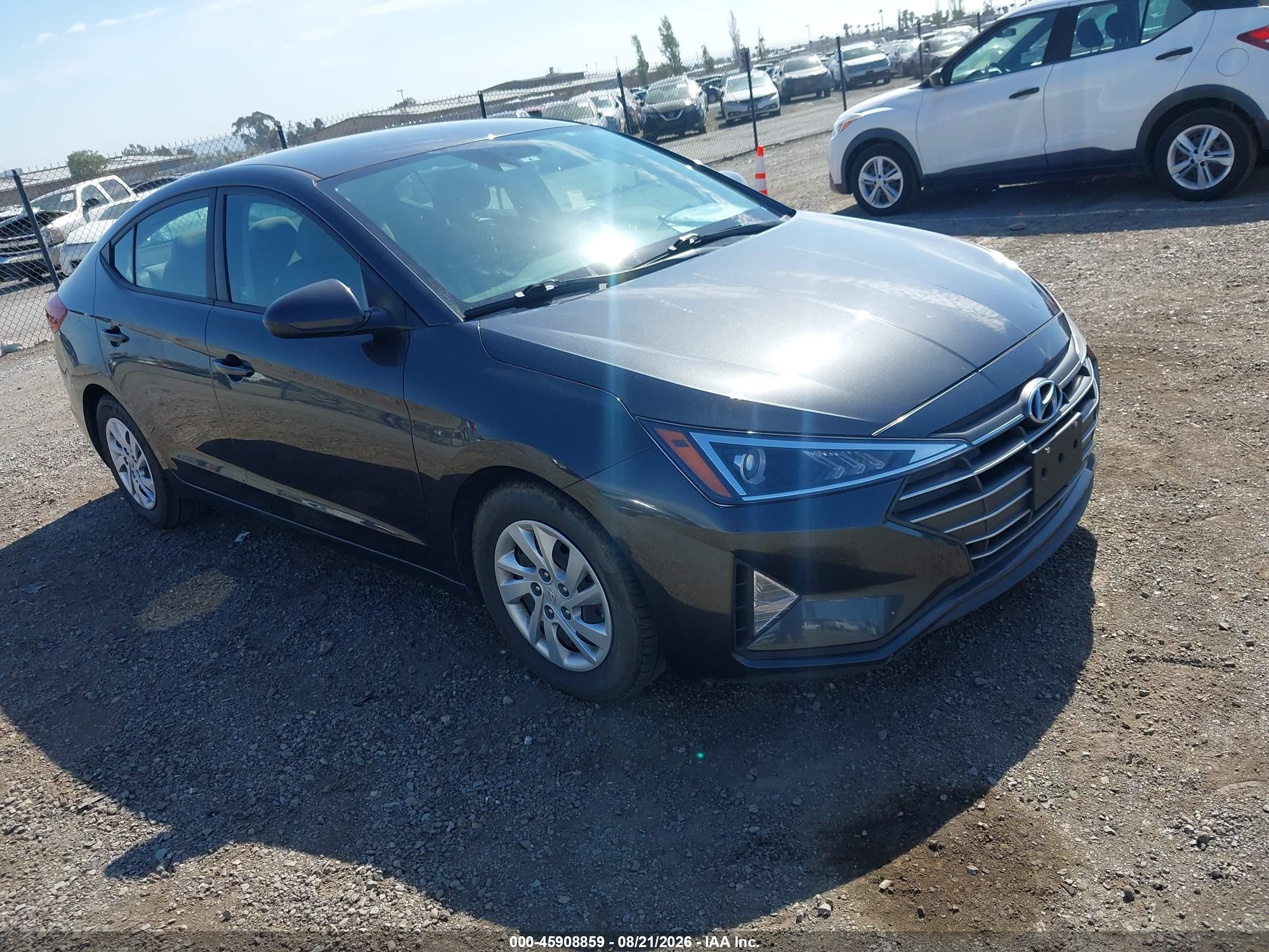 2020 Hyundai Elantra Se Серый vin: 5NPD74LF2LH612065