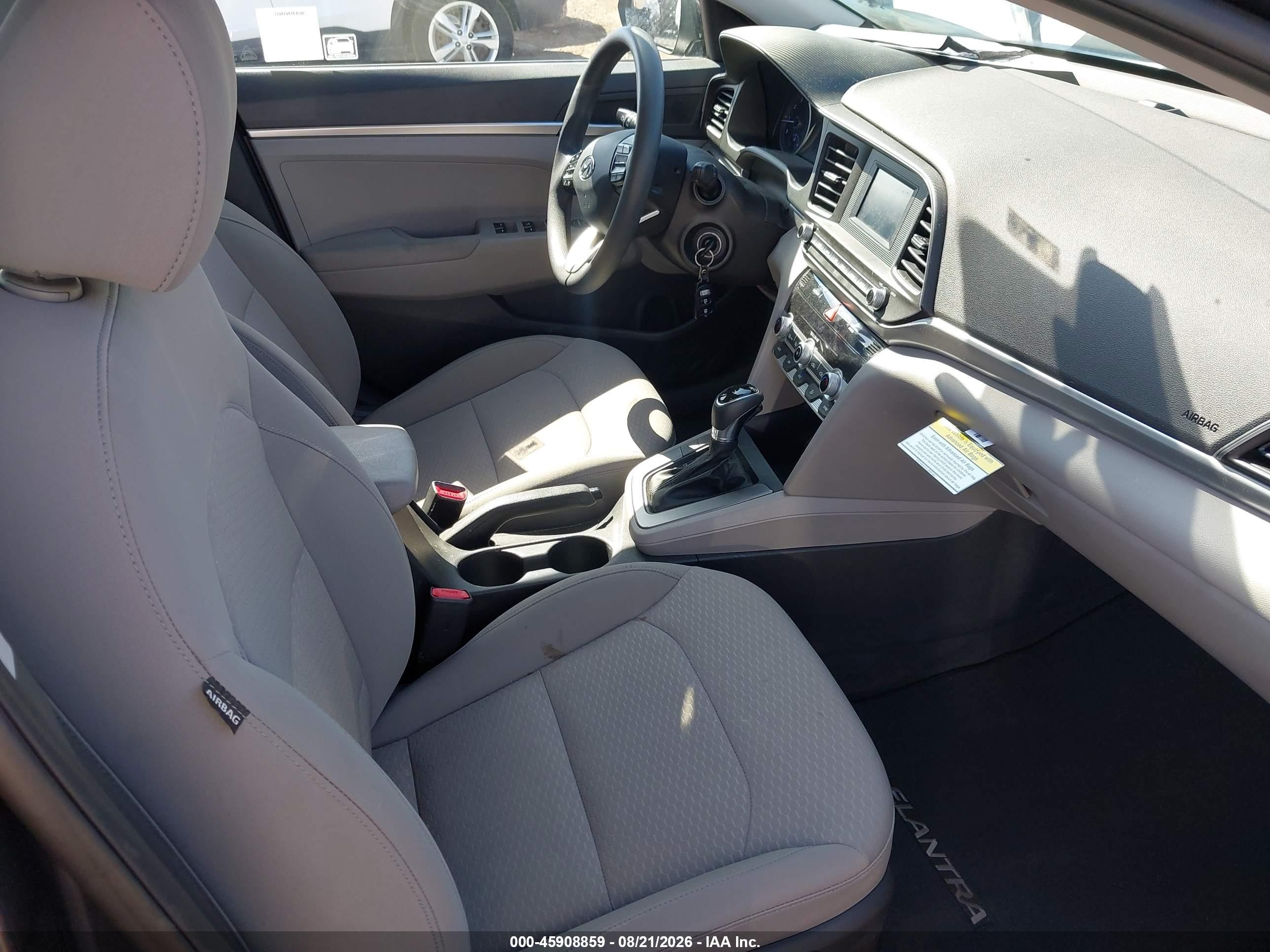 2020 Hyundai Elantra Se Серый vin: 5NPD74LF2LH612065