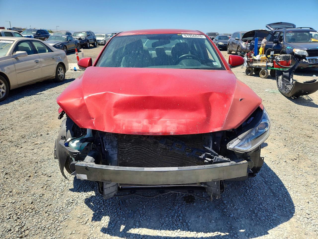 2017 Hyundai Elantra Se Red vin: 5NPD74LF3HH055058