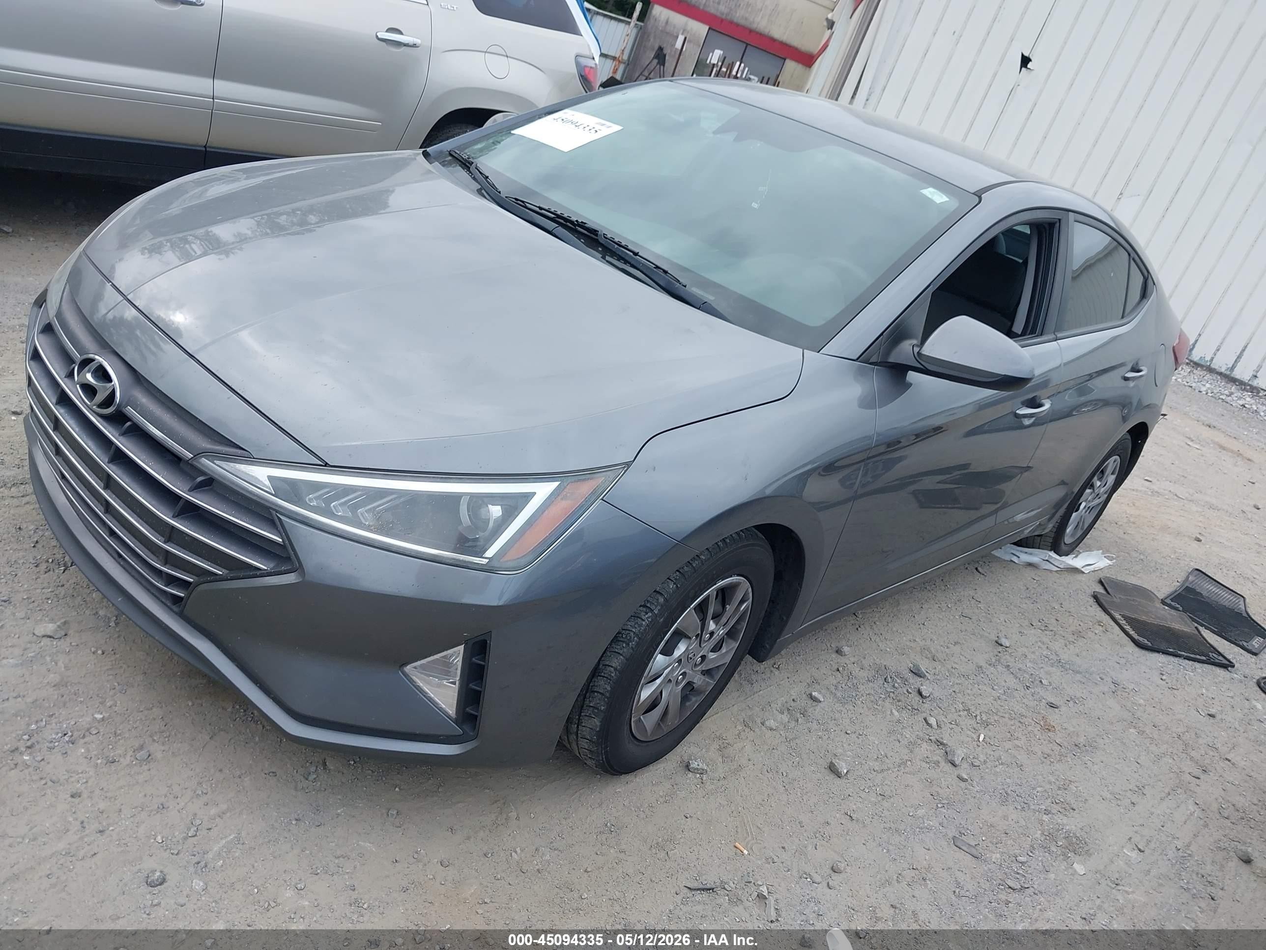 2020 Hyundai Elantra Se Gray vin: 5NPD74LF3LH513626