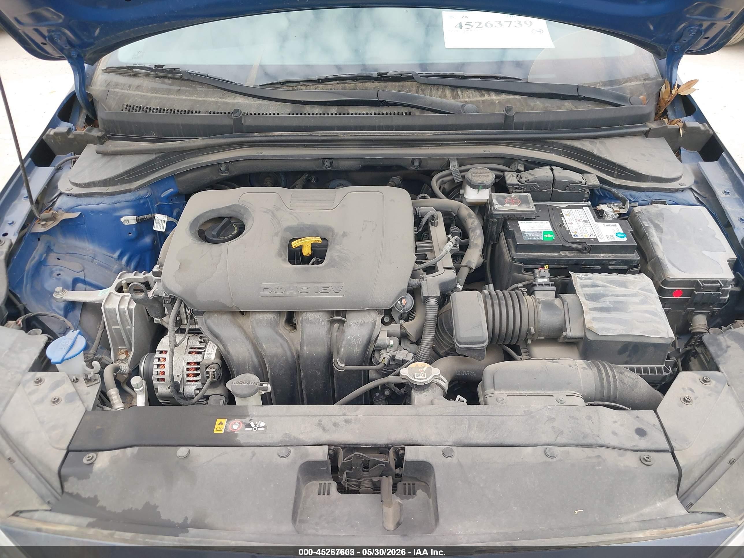 2020 Hyundai Elantra Se Blue vin: 5NPD74LF3LH609790