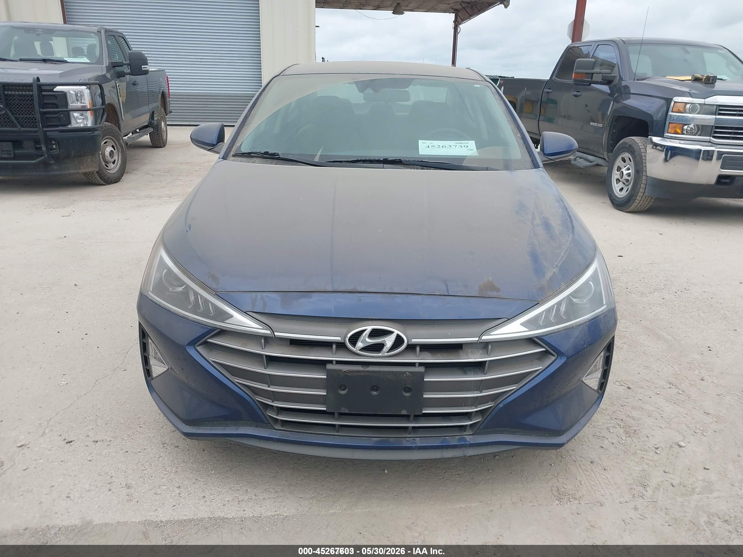 2020 Hyundai Elantra Se Blue vin: 5NPD74LF3LH609790