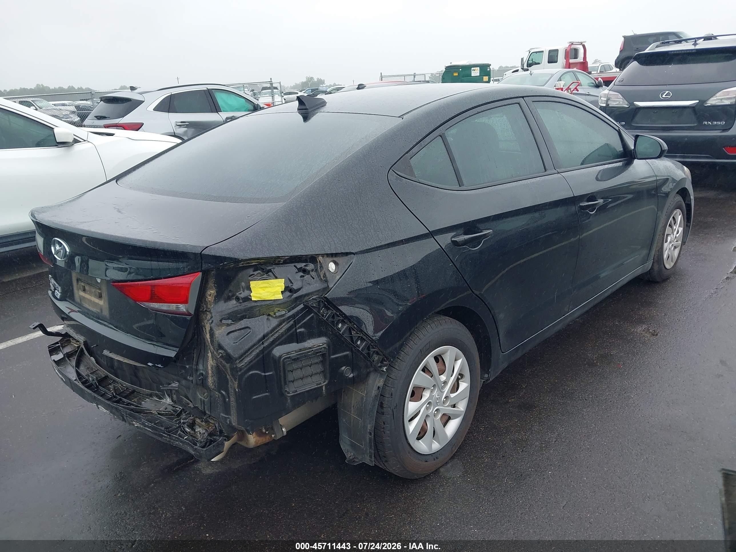 2017 Hyundai Elantra Se Black vin: 5NPD74LF4HH176097