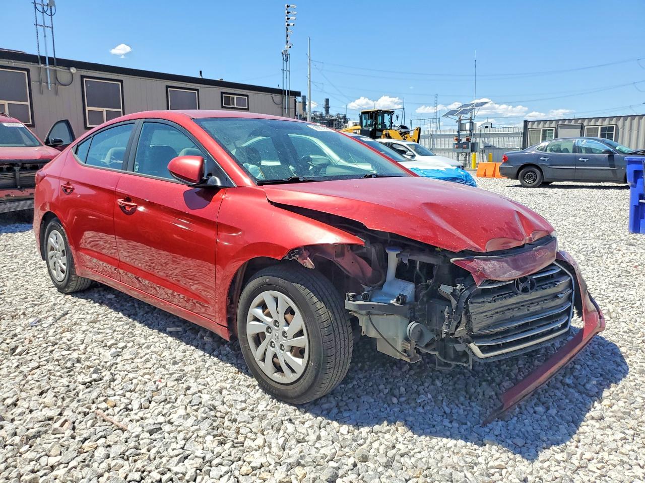 2017 Hyundai Elantra Se Red vin: 5NPD74LF4HH189500