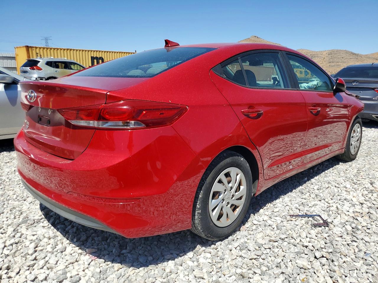 2017 Hyundai Elantra Se Red vin: 5NPD74LF4HH189500