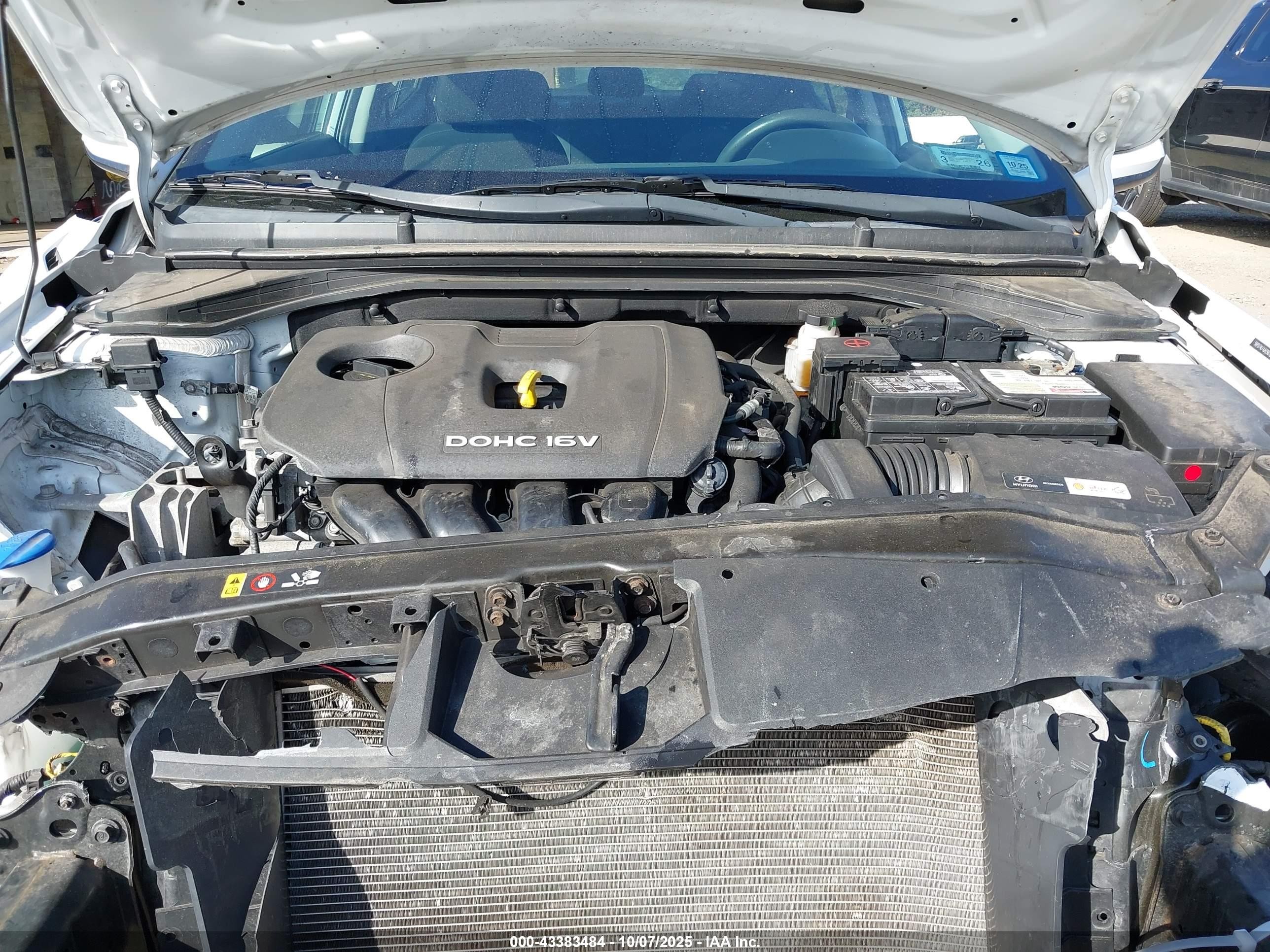 2018 Hyundai Elantra Se White vin: 5NPD74LF4JH290784
