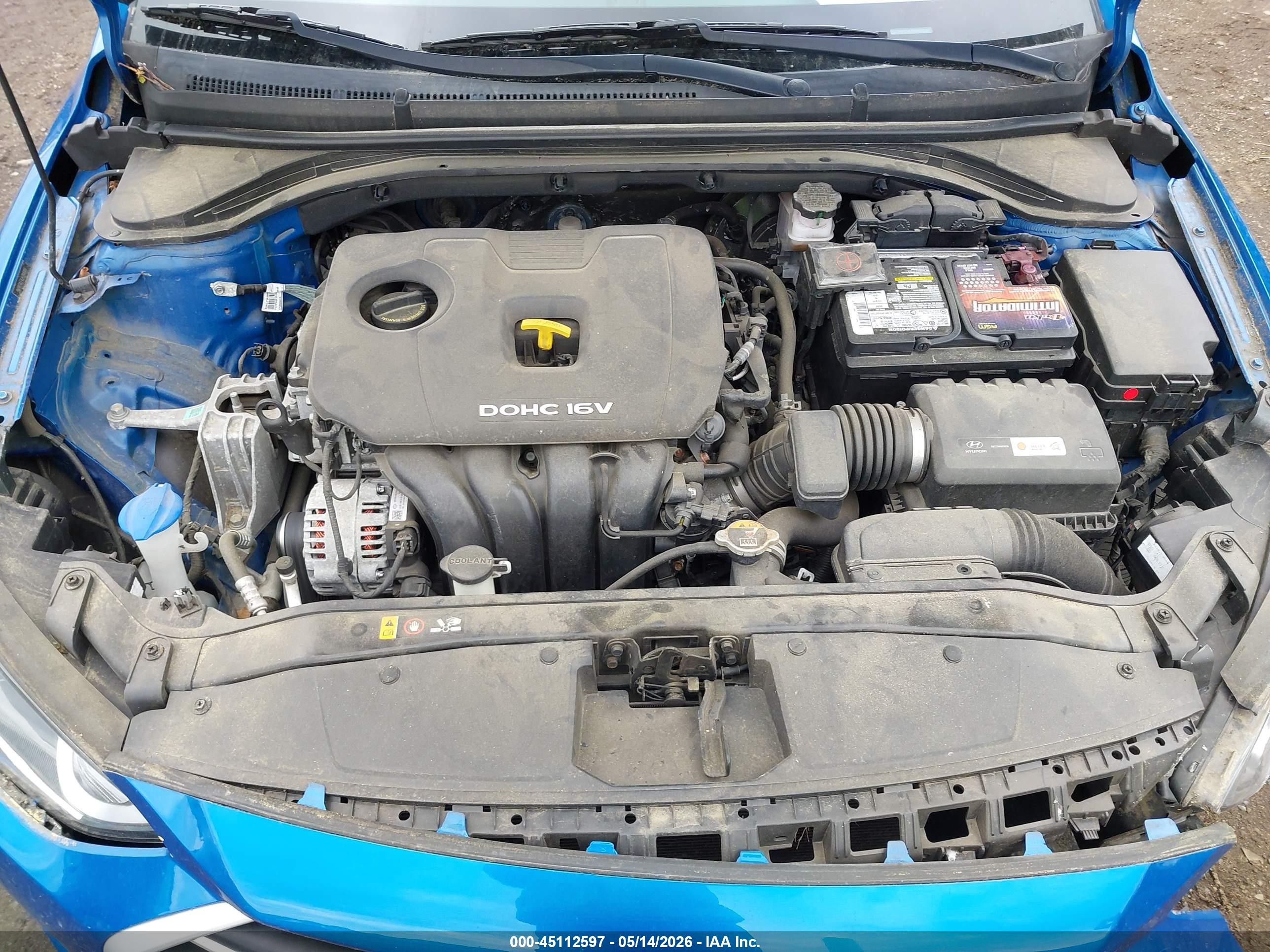 2018 Hyundai Elantra Se Dark Blue vin: 5NPD74LF4JH394949