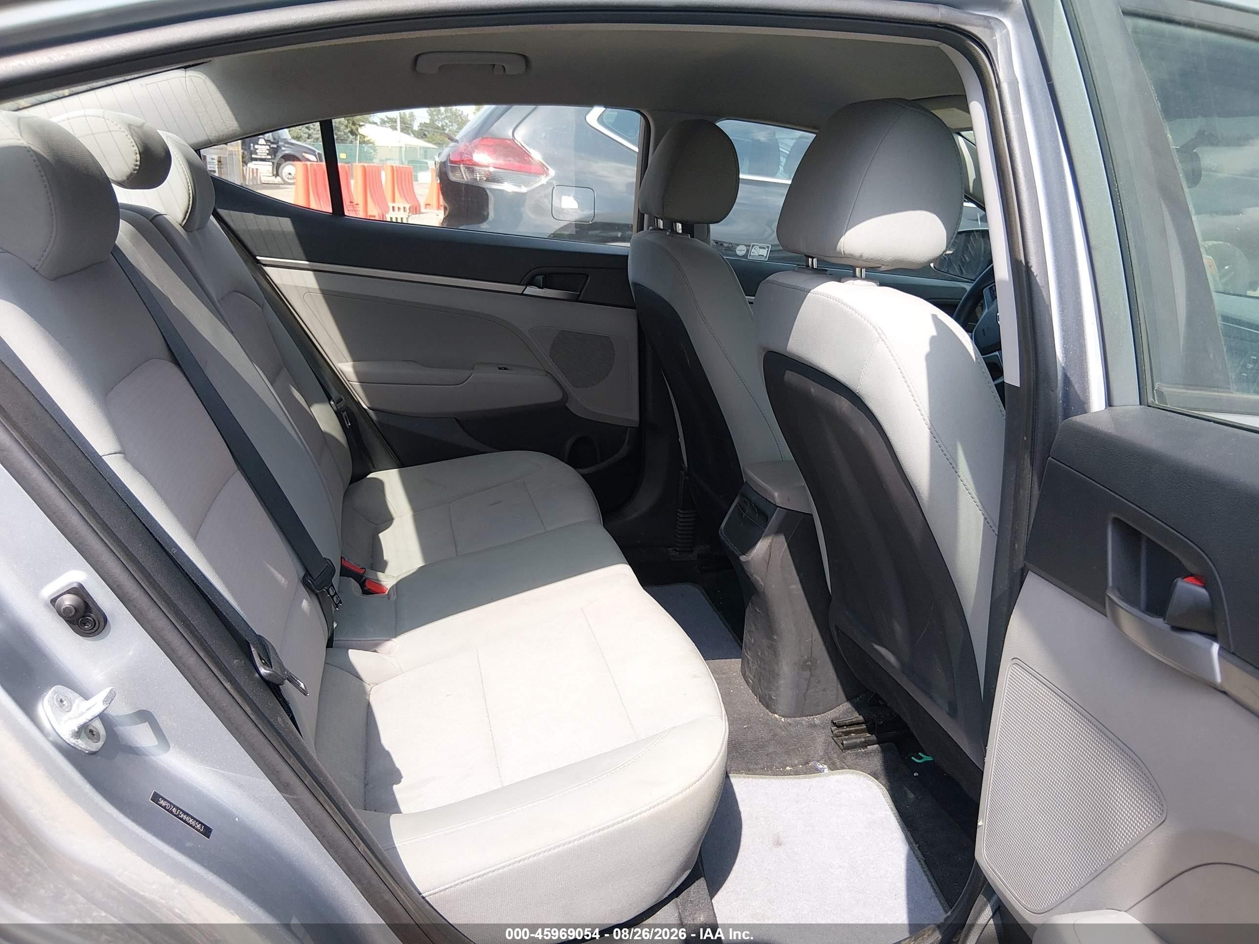 2017 Hyundai Elantra Se Gray vin: 5NPD74LF5HH066563