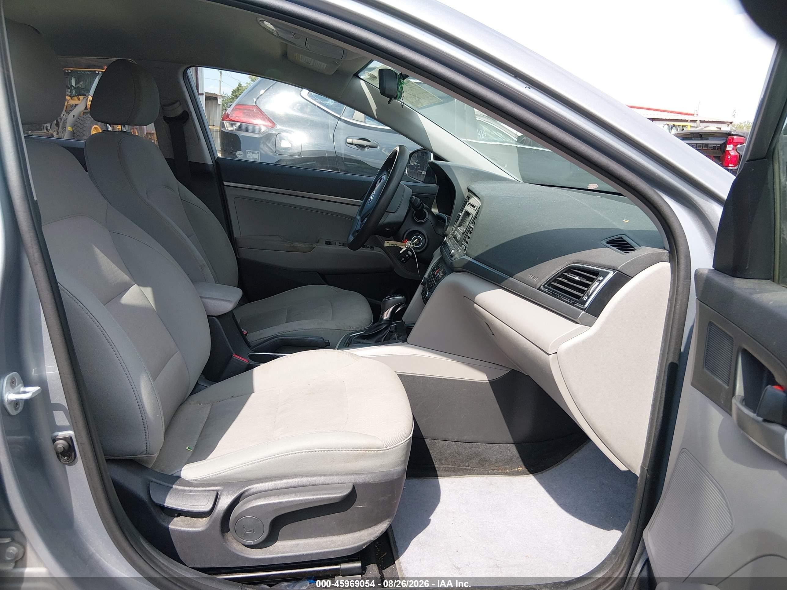 2017 Hyundai Elantra Se Gray vin: 5NPD74LF5HH066563