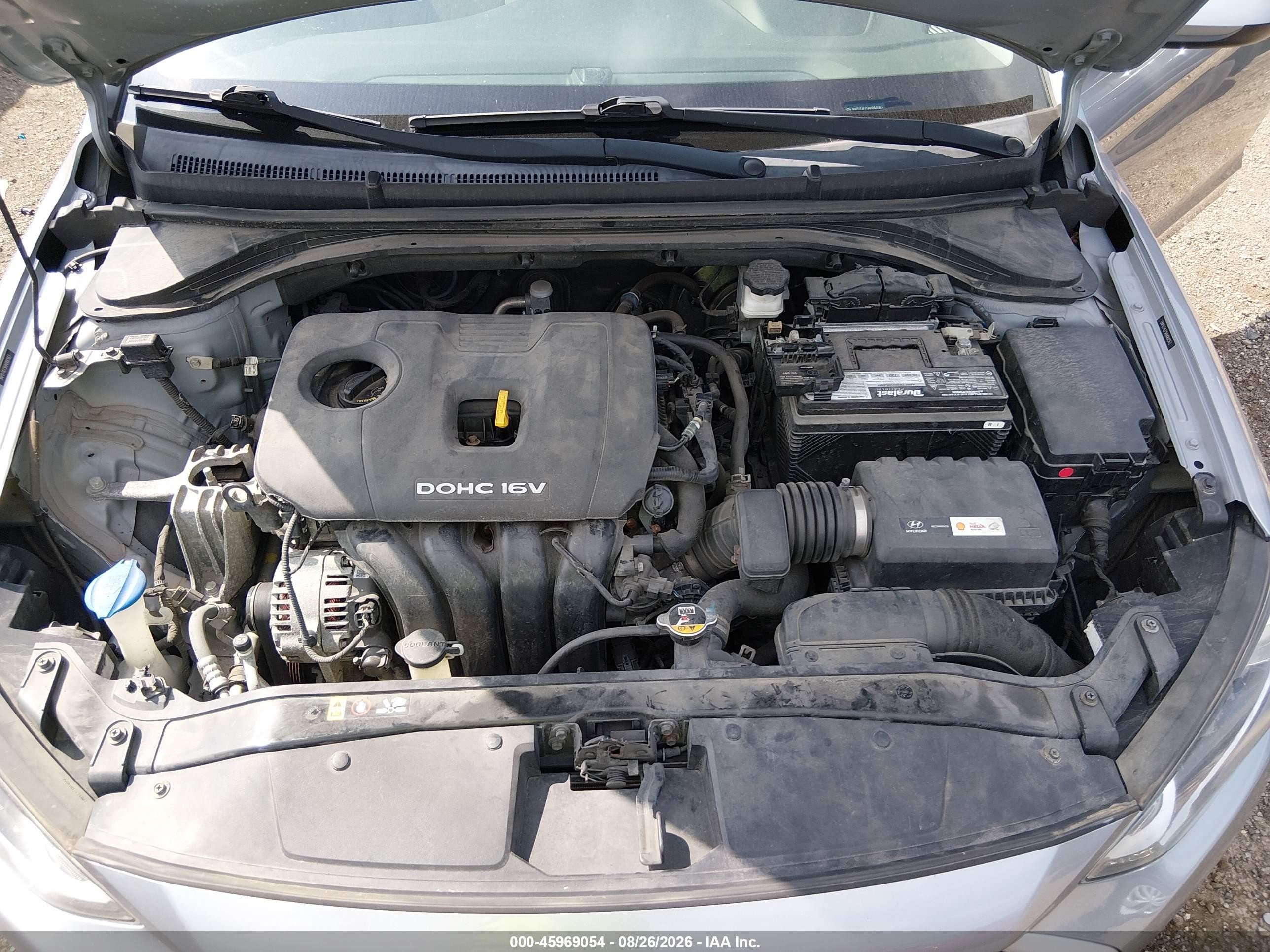 2017 Hyundai Elantra Se Gray vin: 5NPD74LF5HH066563