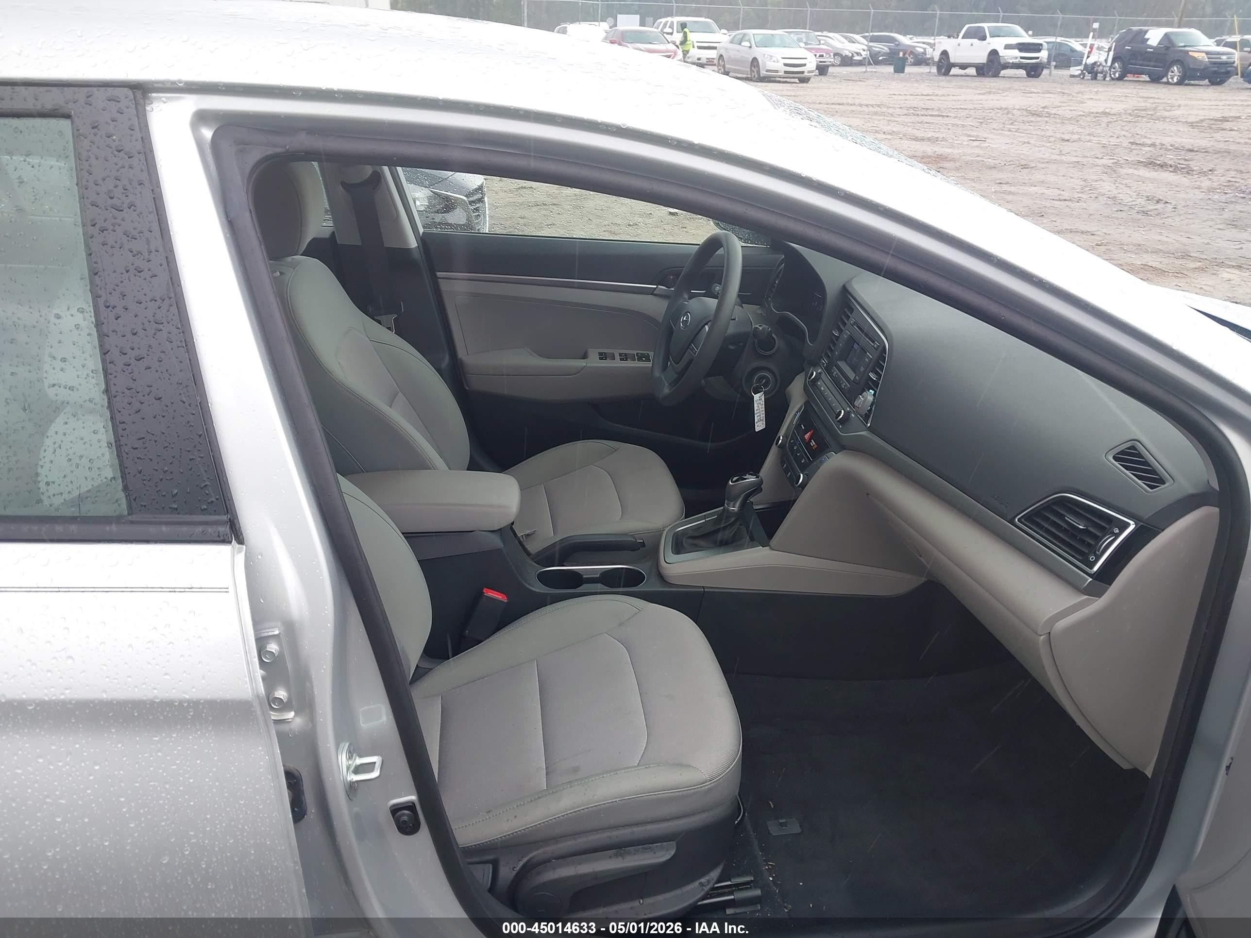 2017 Hyundai Elantra Se Silver vin: 5NPD74LF5HH079460