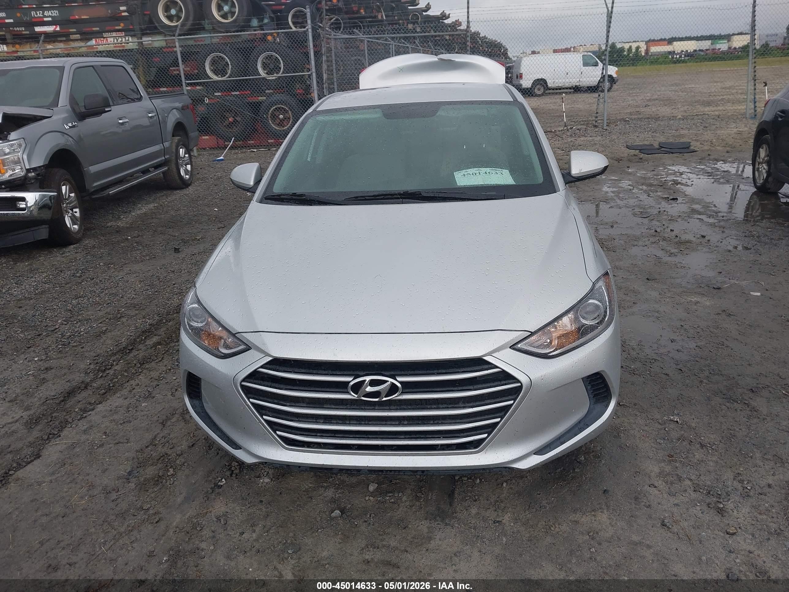 2017 Hyundai Elantra Se Silver vin: 5NPD74LF5HH079460
