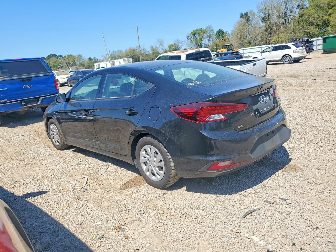 2019 Hyundai Elantra Se Black vin: 5NPD74LF5KH476254