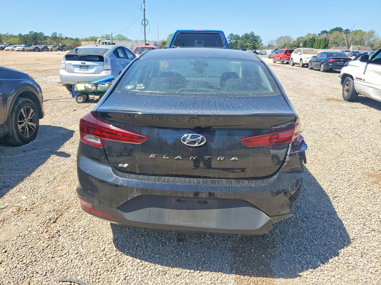 2019 Hyundai Elantra Se Black vin: 5NPD74LF5KH476254