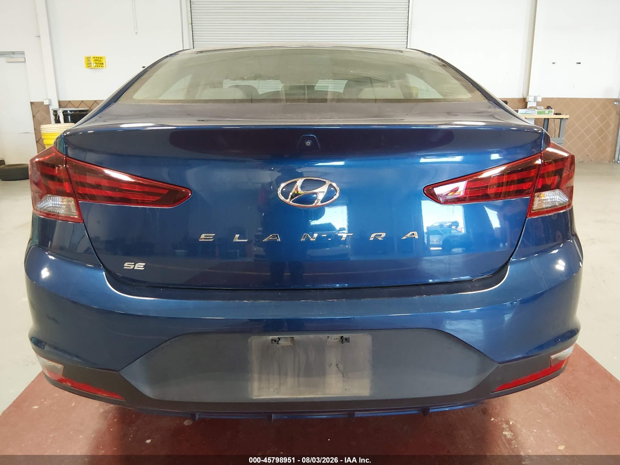 2020 Hyundai Elantra Se Синий vin: 5NPD74LF5LH601318