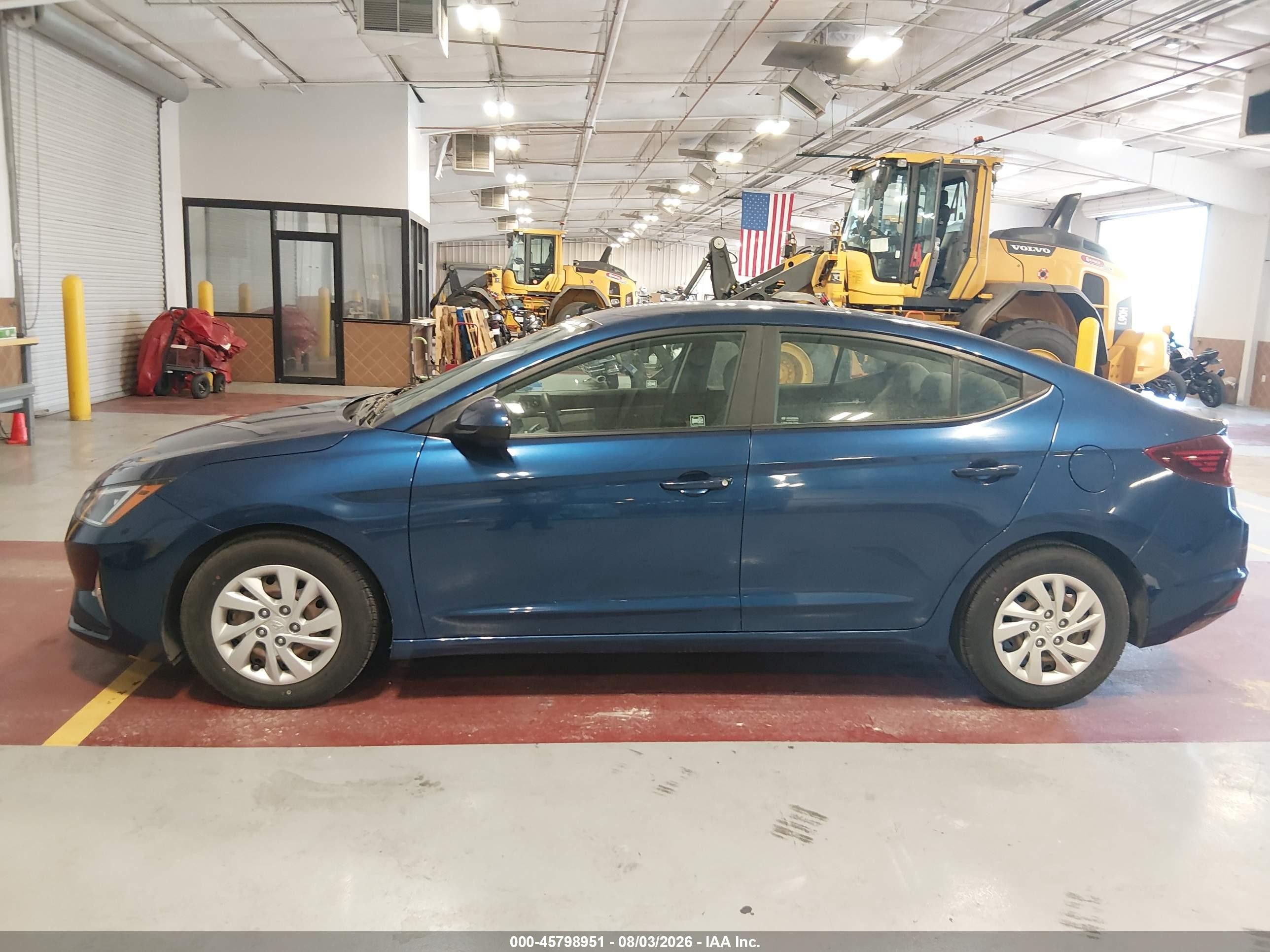 2020 Hyundai Elantra Se Синий vin: 5NPD74LF5LH601318