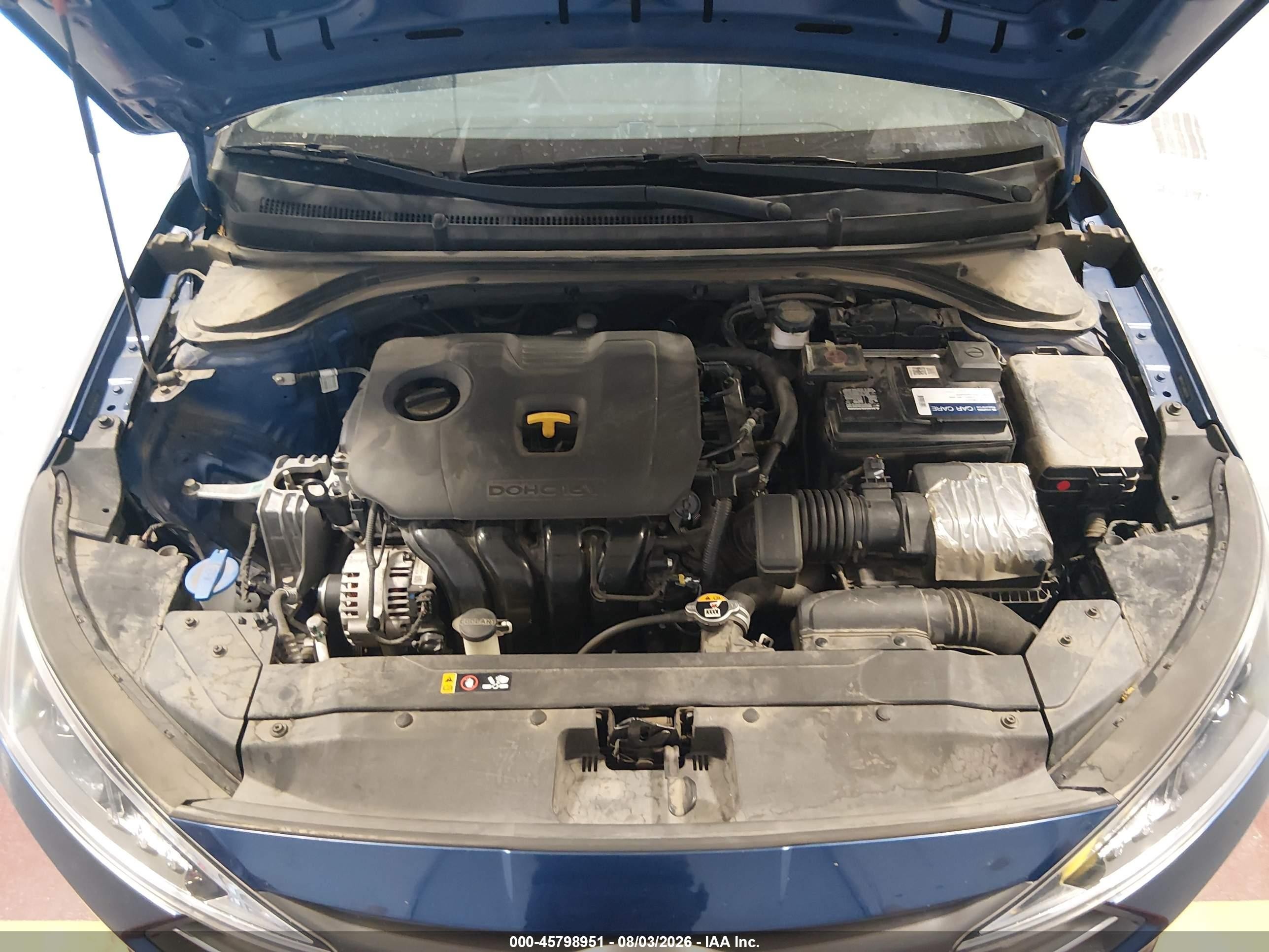 2020 Hyundai Elantra Se Синий vin: 5NPD74LF5LH601318