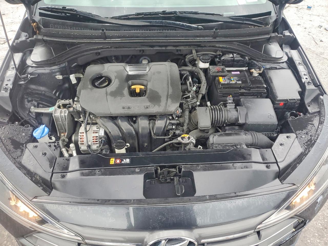 2020 Hyundai Elantra Se Gray vin: 5NPD74LF5LH612822