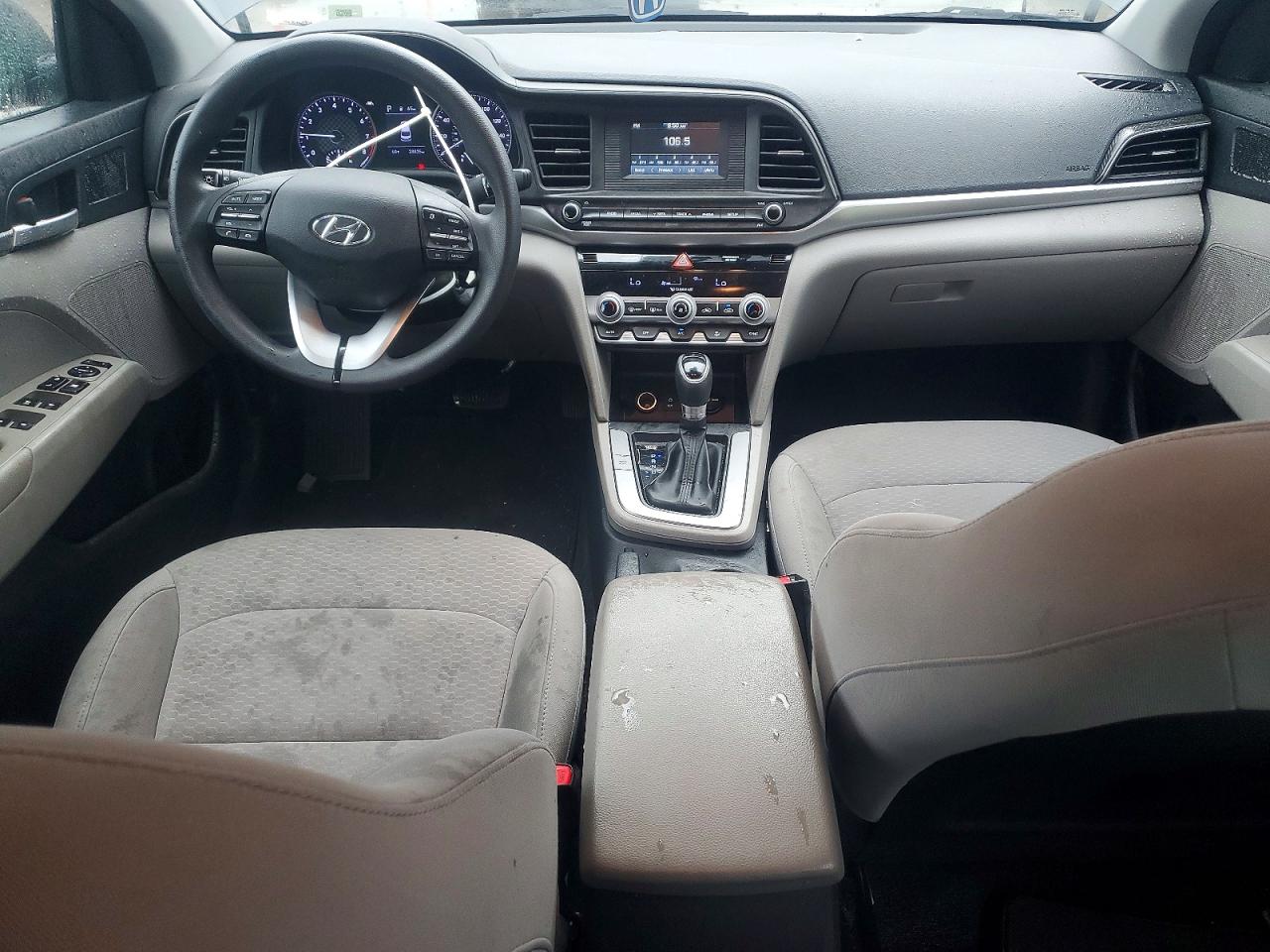 2020 Hyundai Elantra Se Gray vin: 5NPD74LF5LH612822