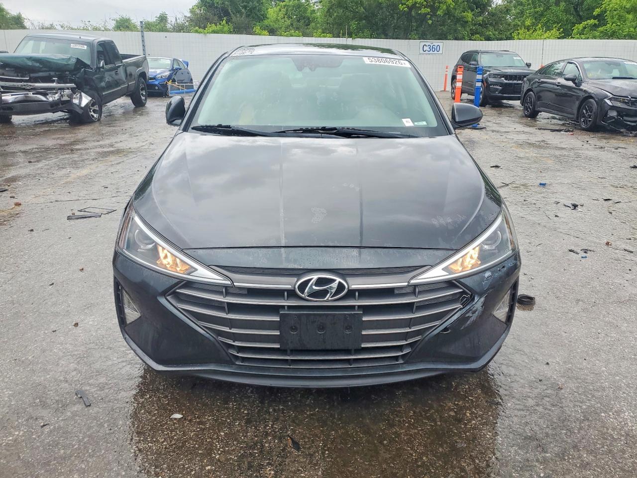 2020 Hyundai Elantra Se Gray vin: 5NPD74LF5LH612822