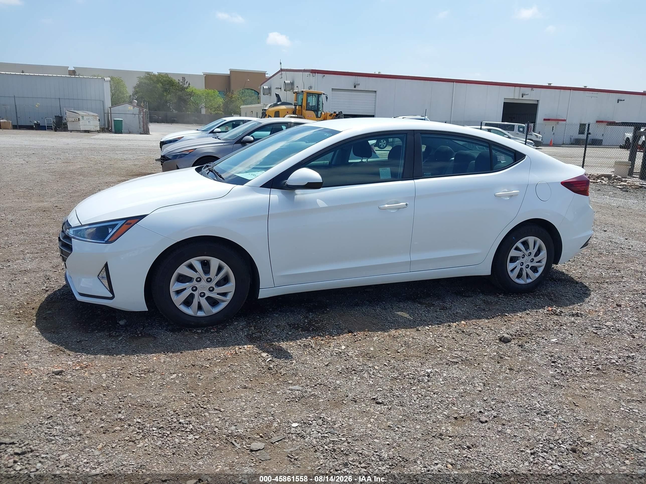 2020 Hyundai Elantra Se White vin: 5NPD74LF5LH615767
