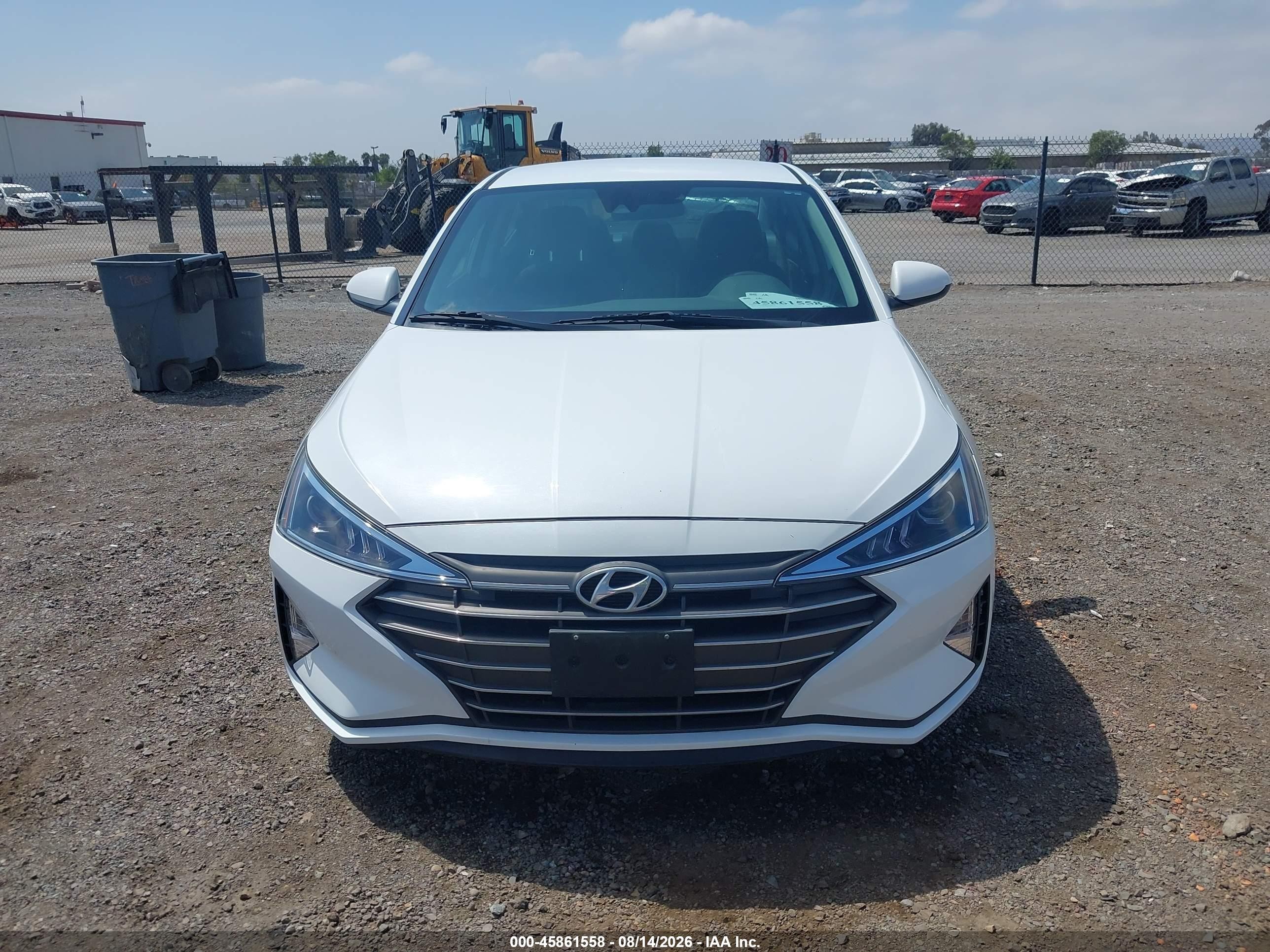 2020 Hyundai Elantra Se White vin: 5NPD74LF5LH615767