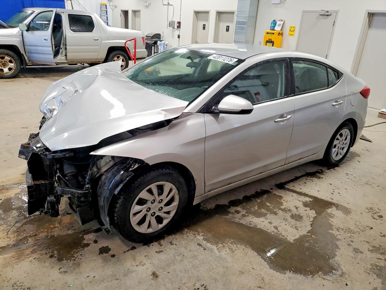 2017 Hyundai Elantra Se Silver vin: 5NPD74LF6HH047505