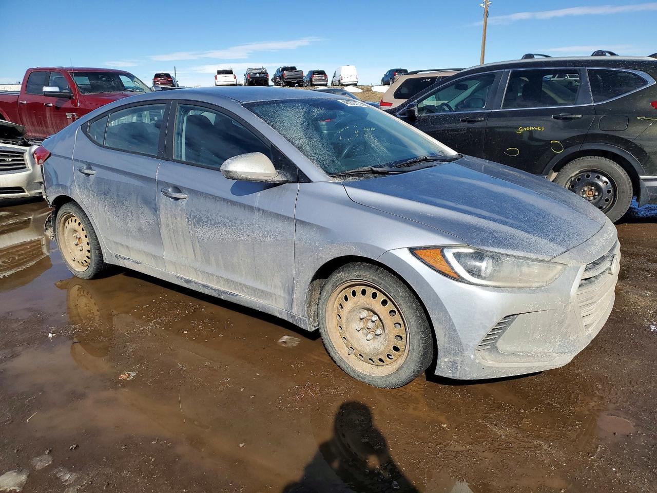 2017 Hyundai Elantra Silver vin: 5NPD74LF7HH141831