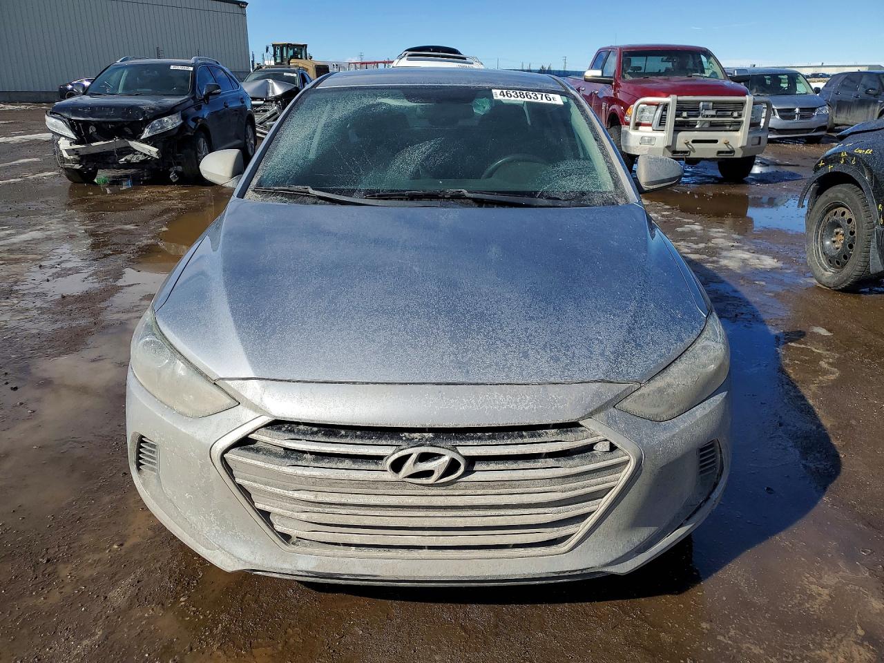 2017 Hyundai Elantra Silver vin: 5NPD74LF7HH141831