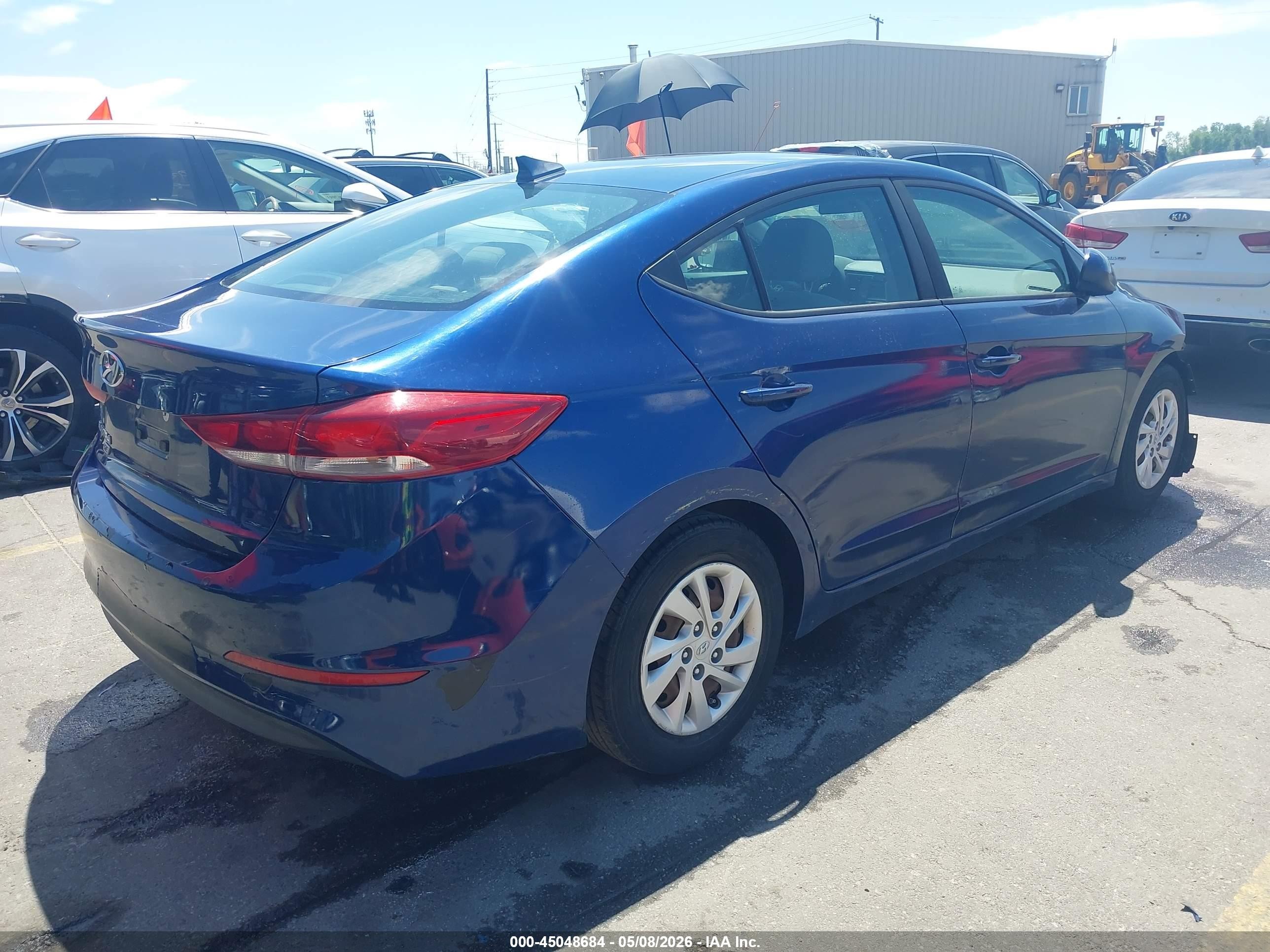 2017 Hyundai Elantra Se Blue vin: 5NPD74LF7HH189569