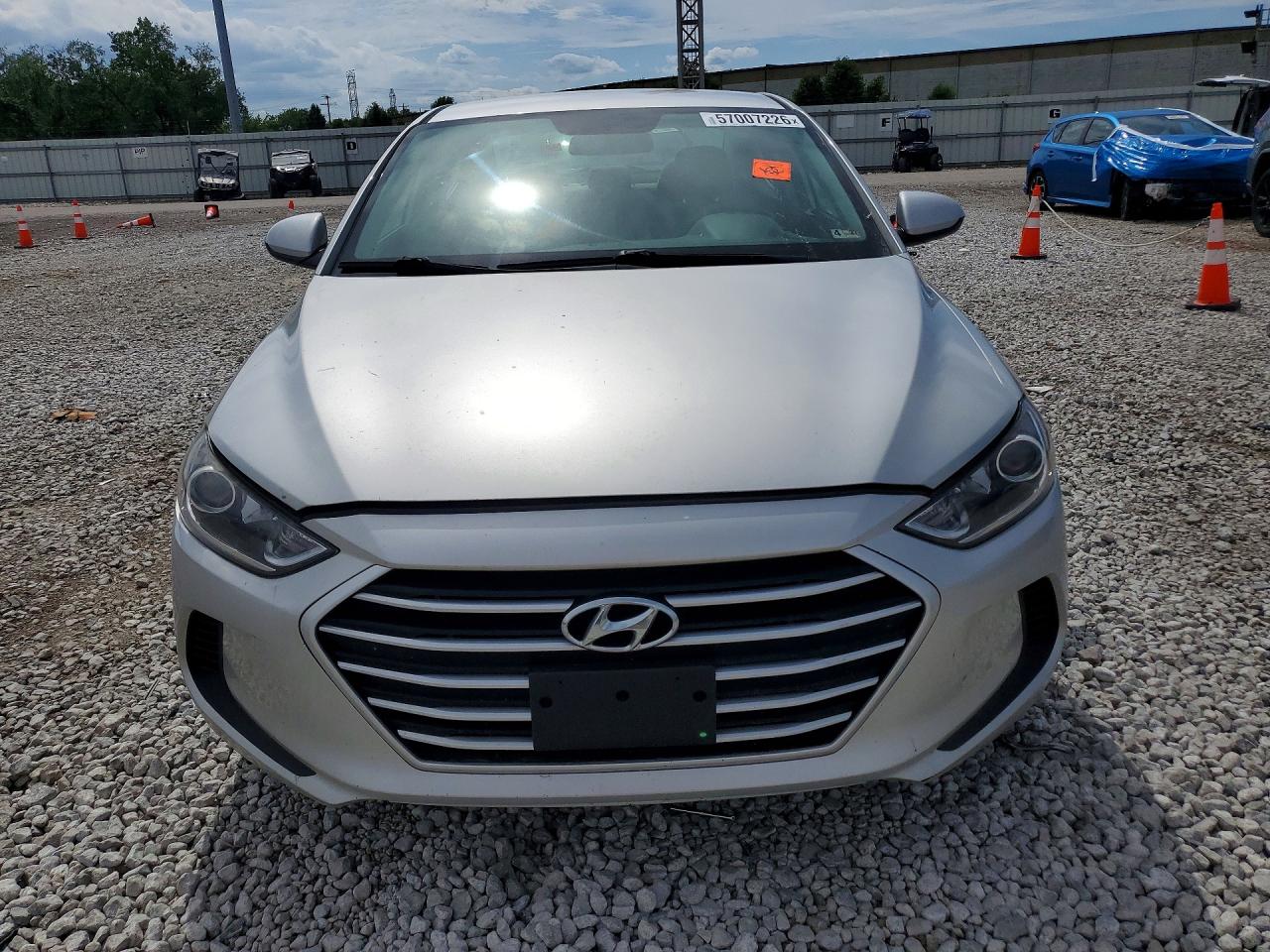 2017 Hyundai Elantra Se Silver vin: 5NPD74LF7HH208122