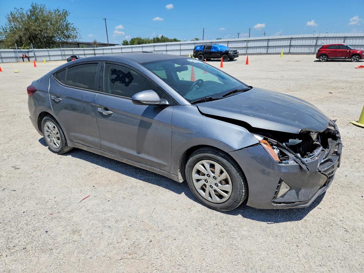 2019 Hyundai Elantra Se Серый vin: 5NPD74LF7KH423670