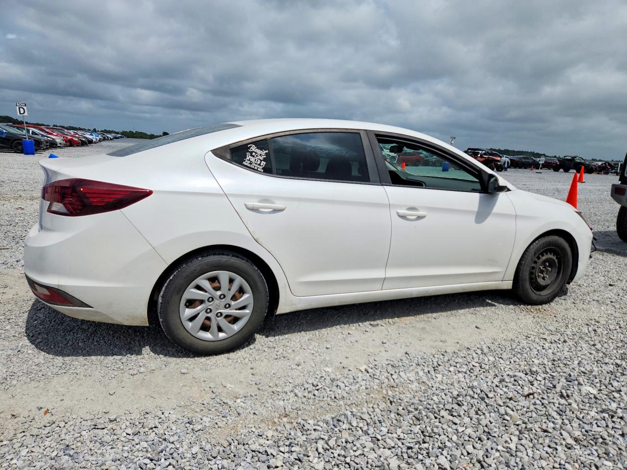 2020 Hyundai Elantra Se White vin: 5NPD74LF7LH523611