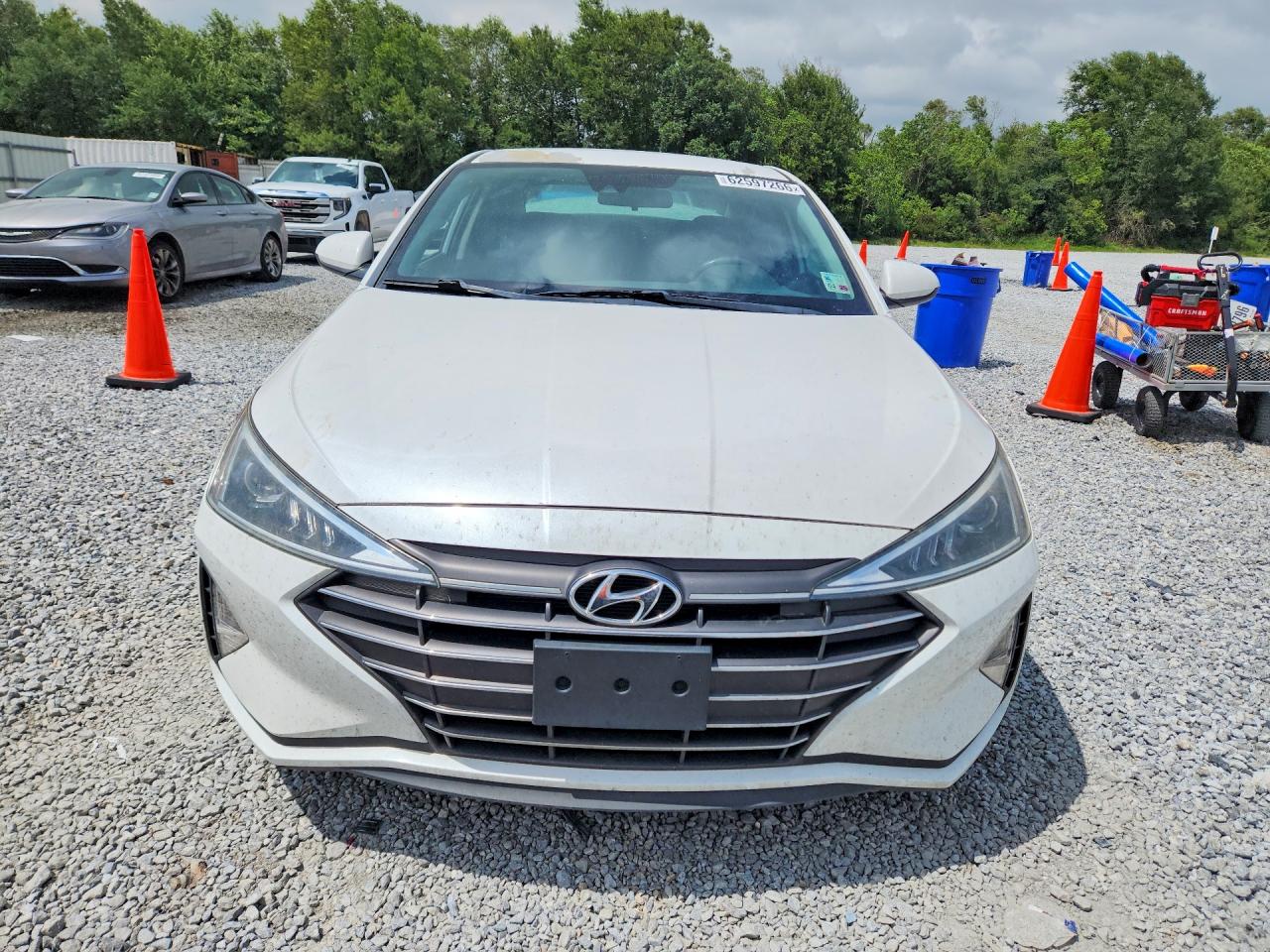 2020 Hyundai Elantra Se White vin: 5NPD74LF7LH523611