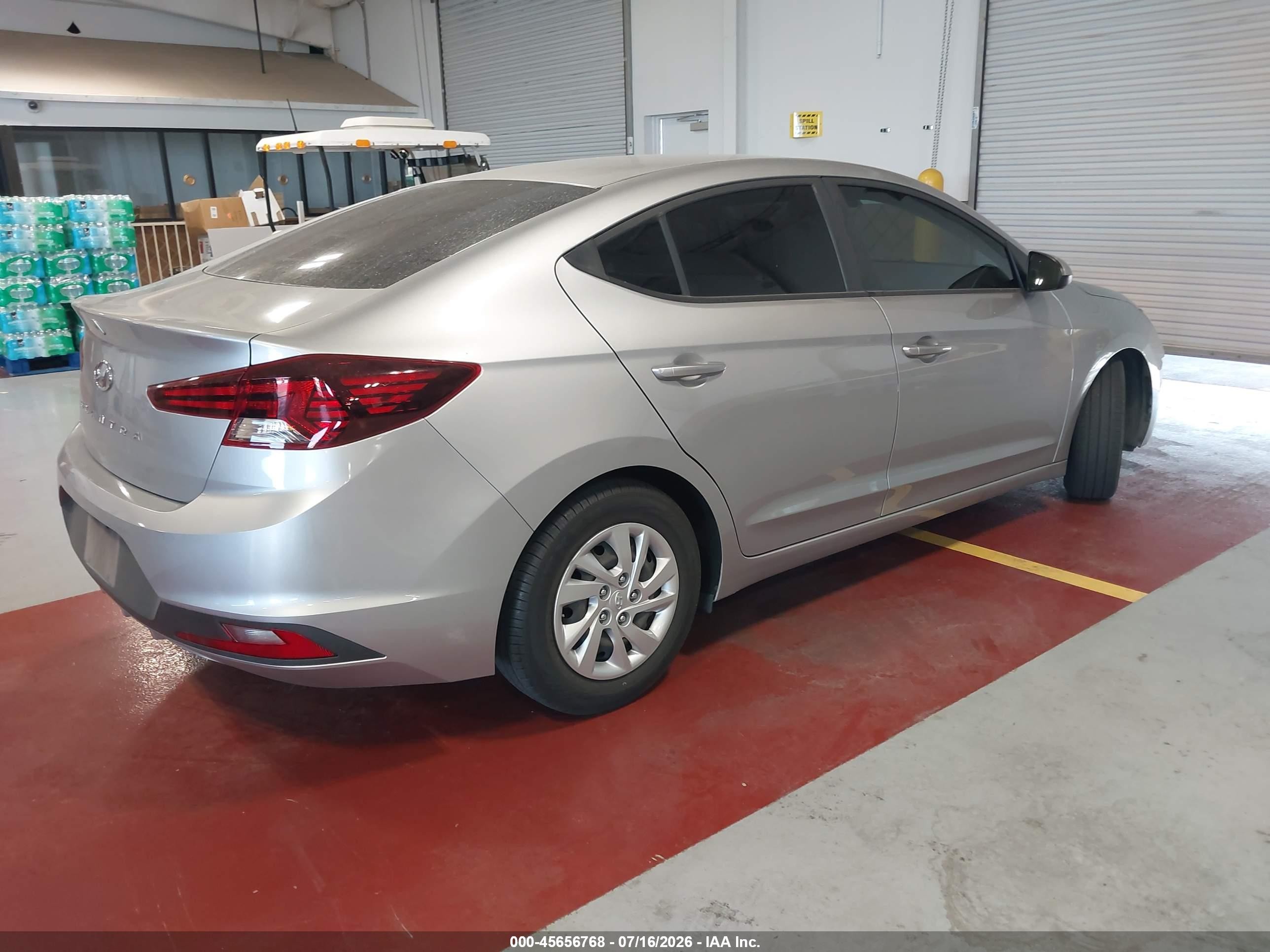 2020 Hyundai Elantra Se Серебряный vin: 5NPD74LF7LH602258
