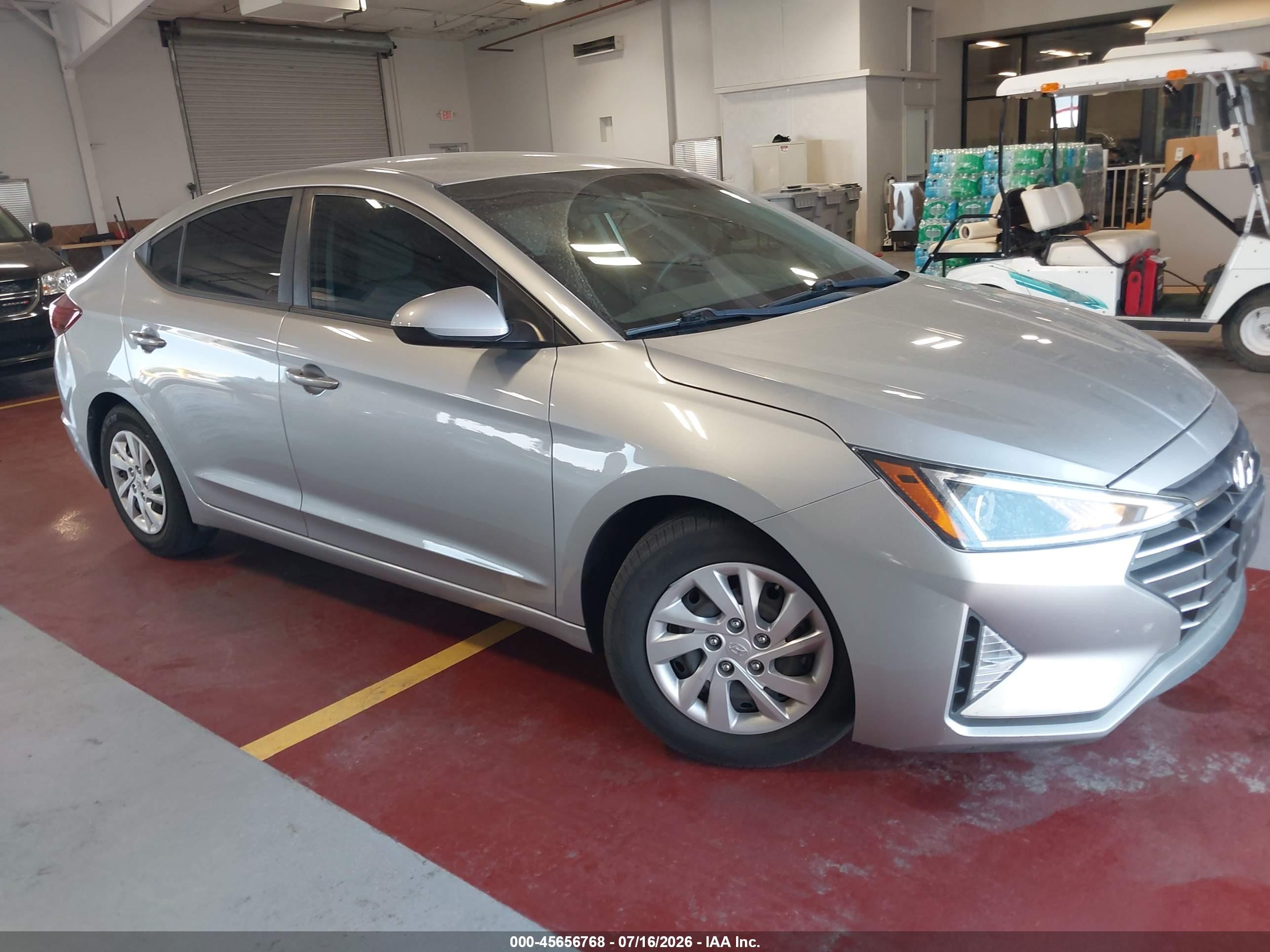 2020 Hyundai Elantra Se Серебряный vin: 5NPD74LF7LH602258