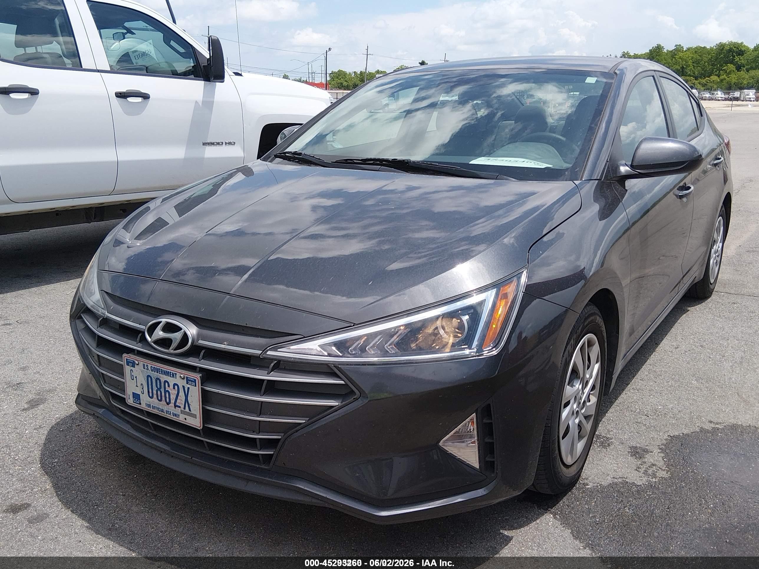 2020 Hyundai Elantra Se Black vin: 5NPD74LF7LH606102